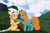 Size: 1280x851 | Tagged: safe, oc, oc:ember, oc:ember (hwcon), oc:nessie, oc:nessie (bronyscot), hearth's warming con, bagpipes, bronyscot, dutch, dutch cap, hat, mascot, scotland, scottish