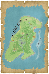 Size: 1000x1500 | Tagged: safe, alternate version, artist:malte279, tails of equestria, griffish isles, map, parchment, pen and paper rpg, trottingham, worldbuilding