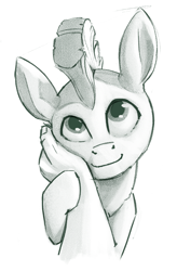 Size: 1100x1672 | Tagged: safe, artist:foal, human, black and white, colt, grayscale, hand, male, mohawk, monochrome