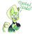 Size: 654x714 | Tagged: safe, artist:lunadash, earth pony, gem (race), gem pony, pony, big ears, clod, female, gem, limb enhancers, mare, peridot, peridot (steven universe), ponified, solo, steven universe