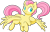 Size: 2084x1343 | Tagged: safe, artist:wownamesarehard, derpibooru exclusive, fluttershy, pony, g4, alternate hairstyle, chest fluff, cute, ponytail, simple background, solo, transparent background