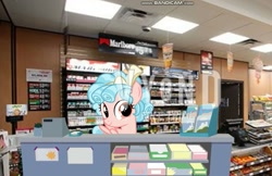 Size: 1031x668 | Tagged: safe, artist:seth mealy, cozy glow, pony, g4, 7 eleven, irl, photo, ponies in real life, shop