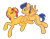 Size: 566x436 | Tagged: safe, artist:lis19jsjs, flash sentry, sunset shimmer, pony, unicorn, g4, female, male, ship:flashimmer, shipping, straight