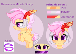 Size: 2500x1765 | Tagged: safe, artist:2pandita, oc, oc only, oc:tender mist, pegasus, pony, female, filly, reference sheet, solo