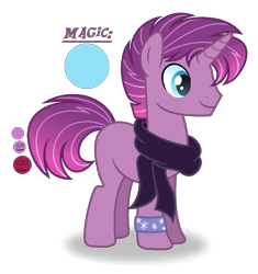 Size: 1057x1126 | Tagged: safe, artist:purplepotato04, oc, oc only, pony, unicorn, male, offspring, parent:double diamond, parent:tempest shadow, simple background, solo, stallion, transparent background