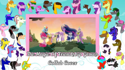 Size: 640x360 | Tagged: safe, applejack, fluttershy, pinkie pie, rainbow dash, rarity, spike, twilight sparkle, oc, alicorn, dragon, earth pony, pegasus, pony, unicorn, g4, my little pony: friendship is magic, the last problem, gigachad spike, mane seven, mane six, older, older applejack, older fluttershy, older mane seven, older mane six, older pinkie pie, older rainbow dash, older rarity, older spike, older twilight, older twilight sparkle (alicorn), princess twilight 2.0, twilight sparkle (alicorn), winged spike, wings