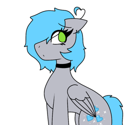 Size: 768x768 | Tagged: safe, artist:misty__luv, oc, oc only, pegasus, pony, flat colors, solo