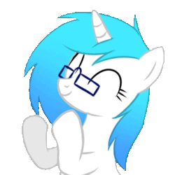 Size: 360x360 | Tagged: safe, artist:broken wings, oc, oc only, oc:aurora ise, pony, unicorn, animated, clapping, gif, solo
