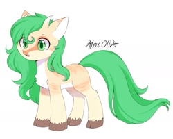 Size: 1800x1437 | Tagged: safe, artist:aleurajan, oc, oc only, earth pony, pony, chest fluff, earth pony oc, pale belly, signature, simple background, solo, unshorn fetlocks, white background, white belly