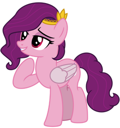 Size: 1024x1094 | Tagged: safe, artist:emeraldblast63, pipp petals, pegasus, pony, g5, female, mare, red eyes, red-eyed pipp, simple background, solo, transparent background, wrong eye color