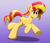 Size: 4300x3700 | Tagged: safe, artist:aarondrawsarts, sunset shimmer, pony, unicorn, g4, commission, dock, female, running