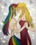 Size: 540x667 | Tagged: artist needed, source needed, safe, applejack, rainbow dash, human, g4, bare shoulders, female, humanized, lesbian, ship:appledash, shipping, sleeveless, strapless