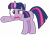 Size: 5000x3538 | Tagged: safe, artist:orschmann, twilight sparkle, pony, unicorn, a canterlot wedding, g4, my little pony: friendship is magic, angry, female, mare, open mouth, raised eyebrow, raised hoof, simple background, solo, transparent background, twilight sparkle is not amused, unamused, unicorn twilight, vector