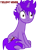 Size: 700x925 | Tagged: safe, artist:tardifice, edit, editor:twilight_memes, oc, oc:jão, pony, unicorn, horn, logo, purple hair, purple tail, recolor, simple background, unicorn oc