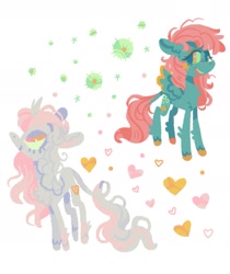 Size: 1505x1791 | Tagged: safe, artist:astroeden, oc, oc only, pegasus, pony, unicorn, duo