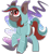 Size: 2088x2308 | Tagged: safe, artist:angelina-pax, oc, oc only, oc:spear dancer, bat pony, hybrid, pony, wingless bat pony, bat pony oc, clothes, eyeshadow, fangs, high res, hoodie, looking up, makeup, open mouth, partial background, slit pupils, socks, solo, wingless