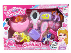 Size: 800x600 | Tagged: safe, alicorn, butterfly, human, pegasus, pony, ages 3+, alicornified, barcode, beauty set, bootleg, bow, brush, camera, colored horn, hair dryer, hairbrush, horn, jewelry beauty, mirror, not fluttershy, not pinkie pie, not rarity, not twilight sparkle, pegasus pinkie pie, photo, purse, race swap, raricorn, simple background, suitcase, toy, white background