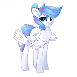 Size: 1500x1500 | Tagged: safe, artist:citrus-flamingo, oc, oc only, oc:kattyo, pegasus, pony, female, simple background, solo, transparent background