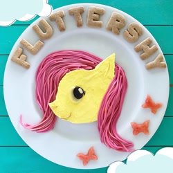 Size: 1080x1080 | Tagged: safe, fluttershy, g4, official, food, instagram, photo, sandwich