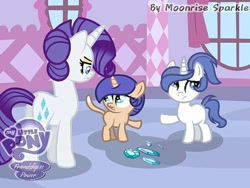 Size: 640x480 | Tagged: safe, artist:moonrise-sparkle-293, rarity, oc, cat, cat pony, hybrid, original species, pony, unicorn, g4, base used, butt, colt, eyelashes, female, filly, frown, horn, indoors, interspecies offspring, logo, male, mare, my little pony logo, offspring, parent:capper dapperpaws, parent:fancypants, parent:rarity, parents:capperity, parents:raripants, plot, pointing, raised hoof, rarity is not amused, unamused, unicorn oc