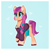 Size: 2000x2000 | Tagged: safe, artist:lionbun, sunny starscout, earth pony, pony, g5, braided ponytail, clothes, cute, female, high res, mare, solo, sweater