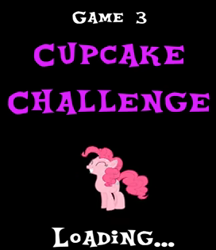 Size: 272x315 | Tagged: safe, artist:[j.b.m], pinkie pie, earth pony, pony, g4, .exe, bouncing, eyes closed, female, jumping, mare, rainbow.exe, screenshots, smiling, title card, youtube link