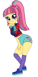 Size: 1245x2556 | Tagged: safe, artist:gmaplay, sour sweet, equestria girls, g4, formula 1, mercedes-benz, racing, racing suit, simple background, solo, transparent background