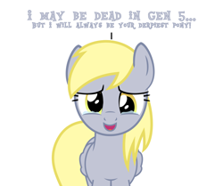 Size: 3000x2506 | Tagged: safe, artist:keronianniroro, derpy hooves, pegasus, pony, g4, crying, high res, open mouth, simple background, solo, talking to viewer, tears of joy, white background