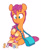 Size: 3035x3694 | Tagged: safe, artist:chub-wub, applejack, fluttershy, pinkie pie, rainbow dash, rarity, sunny starscout, twilight sparkle, alicorn, earth pony, pegasus, pony, unicorn, g5, badge, bag, cute, cutie mark, doll, female, fluttershy's cutie mark, high res, hoof hold, in-universe pegasister, looking at something, mane six, mare, markings, rainbow dash's cutie mark, raised hoof, satchel, shoulder bag, simple background, sitting, smiling, solo, sunny's bag, three quarter view, toy, twilight sparkle (alicorn), twilight sparkle's cutie mark, unshorn fetlocks, white background