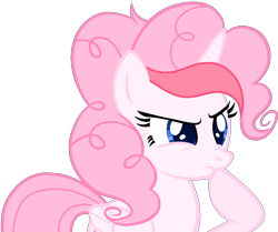 Size: 1028x860 | Tagged: safe, artist:tanahgrogot, oc, oc only, alicorn, earth pony, pony, alicorn oc, base used, female, horn, mare, not pinkie pie, pink body, pink hair, red hair, simple background, solo, transparent background, vector, wings