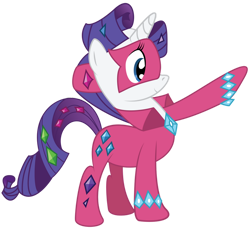 Size: 1024x1024 | Tagged: safe, artist:charli3brav0, radiance, rarity, pony, unicorn, g4, power ponies (episode), alternate color palette, female, power ponies, simple background, solo, transparent background, vector