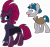 Size: 6342x5956 | Tagged: safe, alternate version, artist:cloudy glow, artist:melisareb, edit, fizzlepop berrytwist, stygian, tempest shadow, pony, unicorn, g4, my little pony: the movie, shadow play, .ai available, .svg available, absurd resolution, cloak, clothes, female, happy, inkscape, looking at you, male, mare, open mouth, scarf, shipping, show accurate, simple background, stallion, straight, tempgian, transparent background, typo in the description, vector