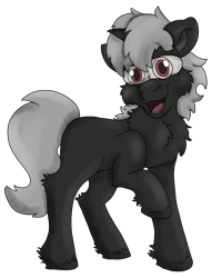 Size: 2000x2500 | Tagged: safe, artist:euspuche, oc, oc only, oc:pustka, pony, unicorn, high res, male, simple background, smiling, transparent background