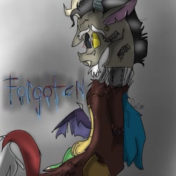 Size: 899x899 | Tagged: safe, artist:cocolove2176, discord, draconequus, g4, animatronic, male, solo