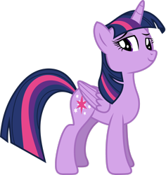 Size: 2380x2520 | Tagged: safe, artist:gamemasterluna, twilight sparkle, alicorn, pony, g4, female, high res, mare, simple background, solo, transparent background, twilight sparkle (alicorn), vector