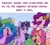 Size: 4096x3676 | Tagged: safe, artist:lilpinkghost, izzy moonbow, pipp petals, sunny starscout, twilight sparkle, alicorn, earth pony, pegasus, pony, unicorn, g5, ball, debate in the comments, female, g4 shaming, g5 collapse of equestria, g5 drama, horn, horn guard, horn impalement, hornball, izzy impaling things, izzy's tennis ball, laughing, laughing wolves meme, mare, meme, ponified animal photo, red eyes, red-eyed pipp, sunny and her heroine, surrounded by idiots, tennis ball, truth, twilight sparkle (alicorn), twilight sparkle is not amused, unamused