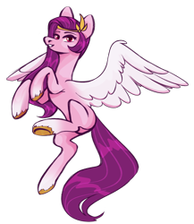 Size: 1749x2013 | Tagged: safe, artist:woowoli, pipp petals, pegasus, pony, g5, female, grin, looking at you, mare, red eyes, red-eyed pipp, simple background, smiling, solo, spread wings, teeth, transparent background, unshorn fetlocks, wings