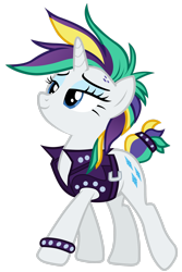 Size: 2000x3000 | Tagged: safe, artist:tardifice, rarity, pony, unicorn, g4, alternate hairstyle, clothes, female, high res, mare, punk, raripunk, simple background, solo, transparent background, vector