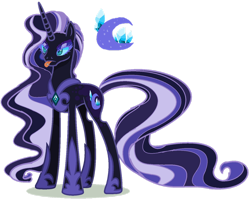 Size: 1280x1030 | Tagged: safe, artist:princess-kitsune-tsu, oc, oc only, pony, unicorn, base used, female, magical lesbian spawn, mare, offspring, parent:nightmare moon, parent:nightmare rarity, simple background, solo, tongue out, transparent background