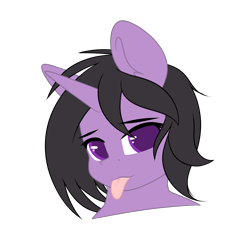 Size: 1000x1000 | Tagged: safe, artist:xcinnamon-twistx, oc, oc:charm sign, pony, unicorn, :p, commission, looking at you, male, tongue out