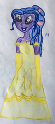 Size: 1280x2878 | Tagged: safe, artist:shanedooleynumber5, twilight sparkle, equestria girls, g4, beauty and the beast, belle, clothes, cosplay, costume, dress