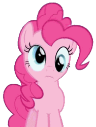 Size: 231x305 | Tagged: safe, edit, edited screencap, screencap, pinkie pie, earth pony, pony, g4, read it and weep, season 2, derp, not a vector, simple background, transparent background