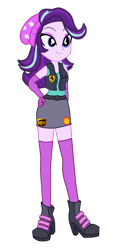 Size: 1220x2490 | Tagged: safe, artist:gmaplay, starlight glimmer, equestria girls, g4, ferrari, formula 1, shell, simple background, solo, transparent background, united parcel service, ups