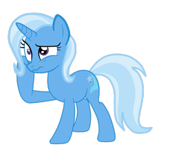 Size: 1390x1205 | Tagged: safe, artist:gmaplay, trixie, pony, unicorn, g4, confused, female, simple background, solo, transparent background, vector, wavy mouth