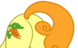 Size: 1194x747 | Tagged: safe, artist:gmaplay, carrot top, golden harvest, earth pony, pony, g4, butt, butt only, face down ass up, female, goldenbutt, plot, simple background, solo, transparent background, vector