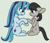 Size: 493x422 | Tagged: safe, artist:jadeharmony, artist:madzbases, octavia melody, sonata dusk, earth pony, pony, unicorn, g4, base used, crying, cute, duo, duo female, equestria girls ponified, female, forgiveness, hoof on chest, lesbian, open mouth, ponified, shipping, sitting, sonatabetes, sontavia, story included, tears of joy, unicorn sonata dusk, uplifting