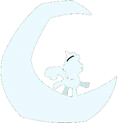 Size: 309x320 | Tagged: safe, artist:pagiepoppie12345, edit, sweetie belle, g4, stare master, crescent moon, dancing, female, filly, hush now quiet now, moon, silhouette, simple background, singing, transparent background, vector