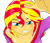 Size: 1480x1280 | Tagged: safe, artist:batipin, sunset shimmer, equestria girls, g4, breasts, busty sunset shimmer, cleavage, female, looking at you, simple background, smiling, solo, transparent background