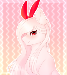 Size: 894x1000 | Tagged: safe, artist:doux-ameri, oc, oc only, oc:daisuki, pony, bust, female, mare, portrait, solo