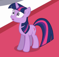 Size: 242x235 | Tagged: safe, edit, edited screencap, screencap, twilight sparkle, pony, unicorn, g4, the crystal empire, animated, blinking, cropped, curious, cute, female, gif, looking offscreen, loop, mare, perfect loop, raised hoof, reversed, solo, sparkles, twiabetes, unicorn twilight